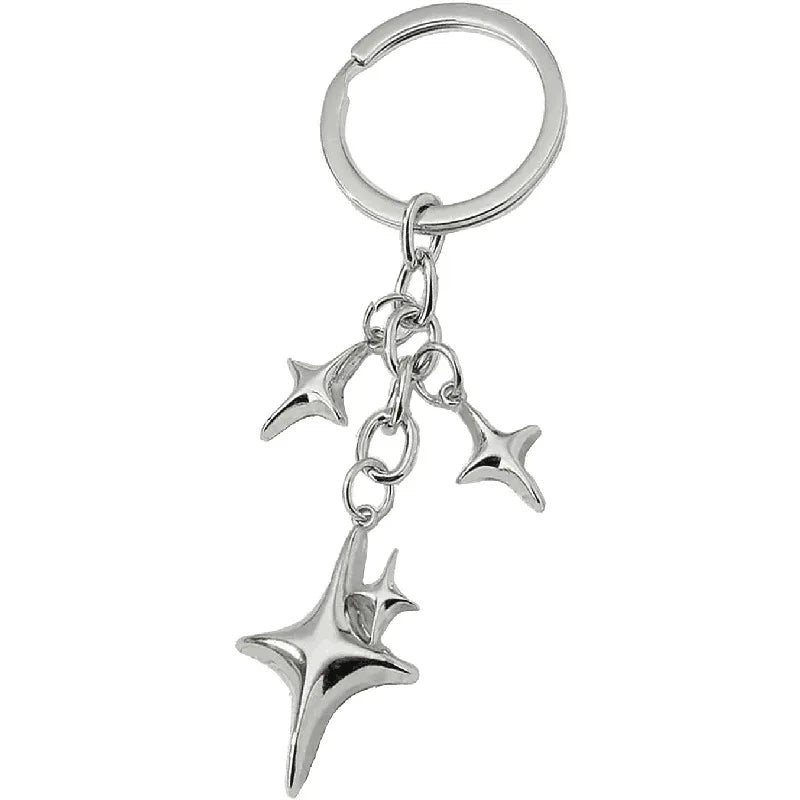 Star & Moon Keychain