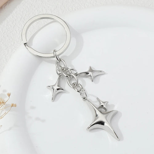 Star & Moon Keychain