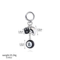 Lucky 8 Dice Keychain