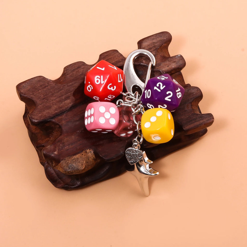 Lucky 8 Dice Keychain