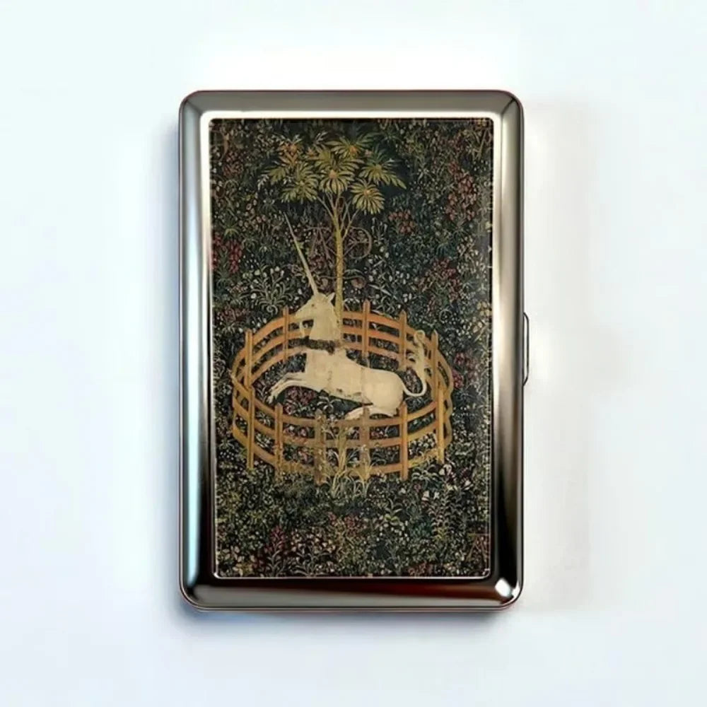 Retro Art Metal Card & Cash Case
