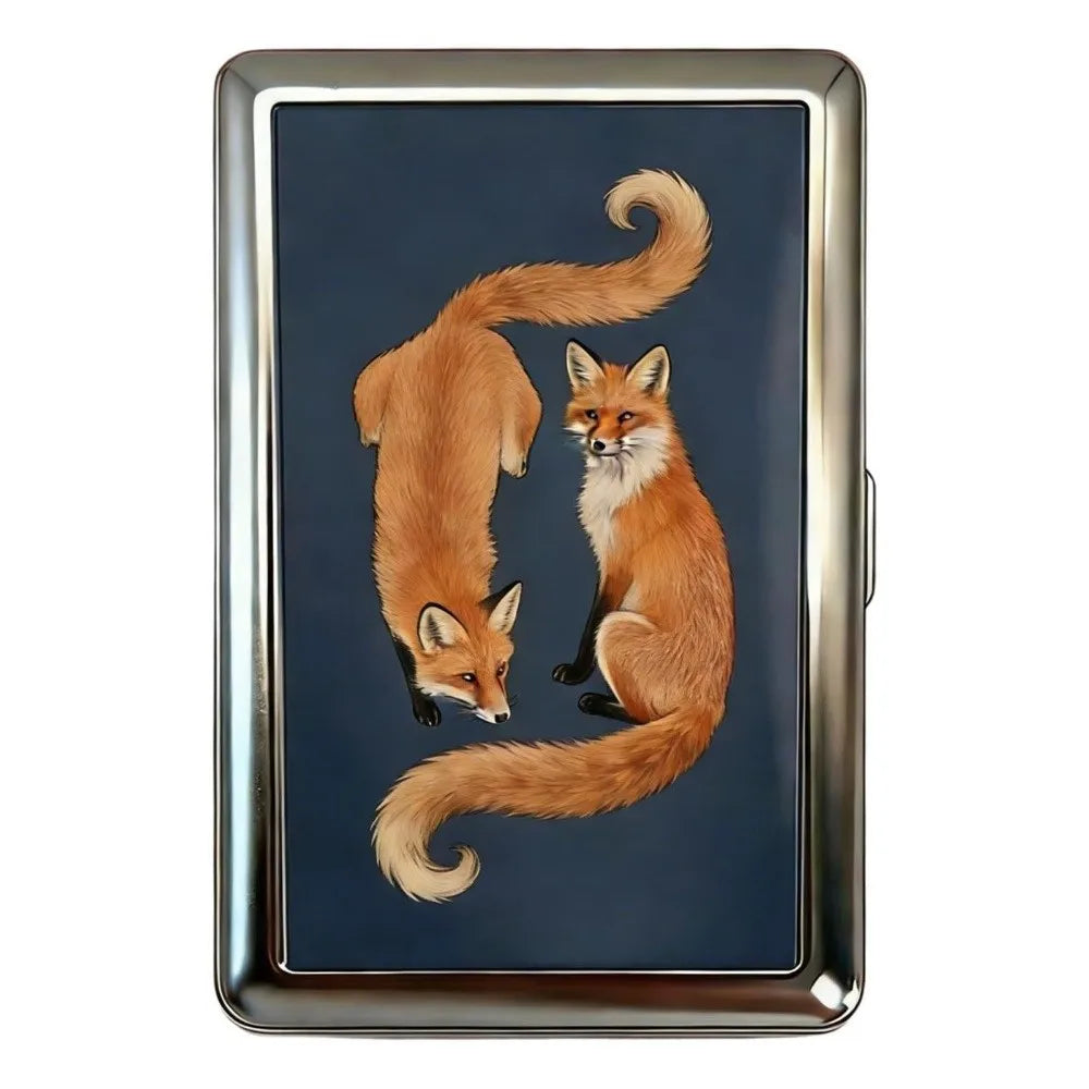 Retro Art Metal Card & Cash Case