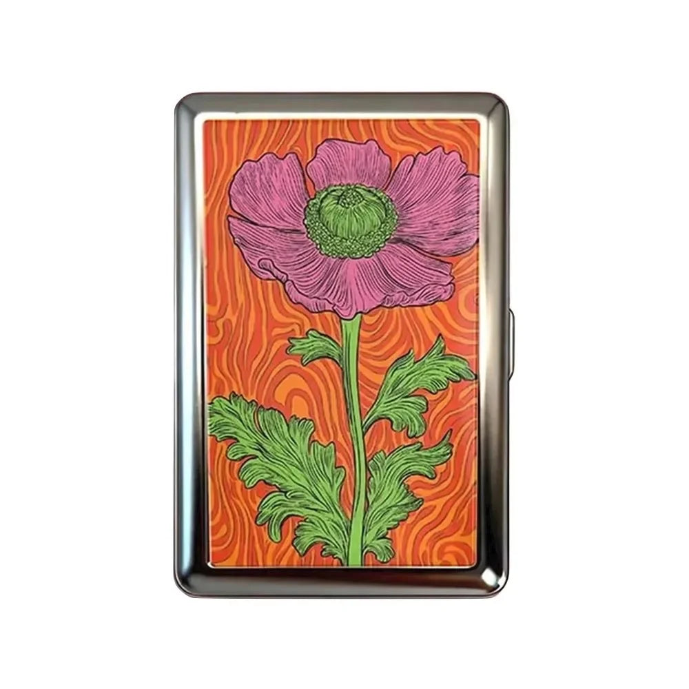 Retro Art Metal Card & Cash Case