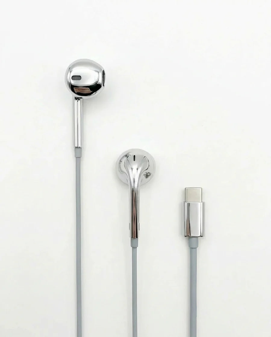 Chrome Y2K Earbuds